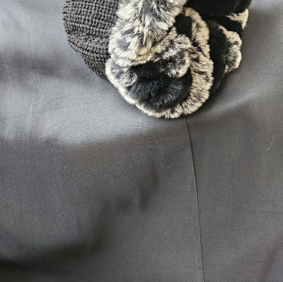 Vintage Red Wool Jacket Swing Coat 1960s Union Tag Fur Hat - Picture 4 of 15